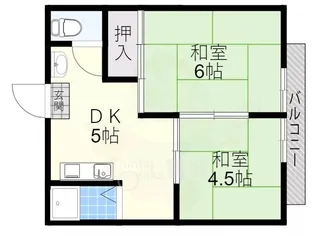大阪府豊中市庄内栄町4丁目【マンション】の間取り