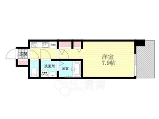 大阪府大阪市東淀川区東中島1丁目【マンション】の間取り