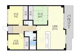 大阪府豊中市西緑丘2丁目【マンション】の間取り