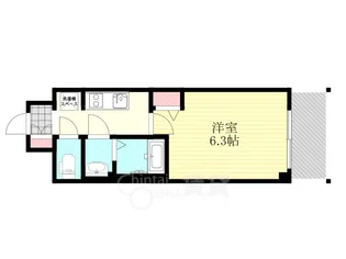 プレサンス新大阪イオリア【7階】の間取り