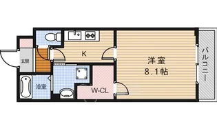 大阪府箕面市彩都粟生南1丁目【マンション】の間取り