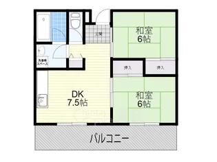 大阪府吹田市山田東4丁目【マンション】の間取り