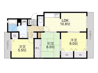 マンショングランドモナーク【2階】の間取り