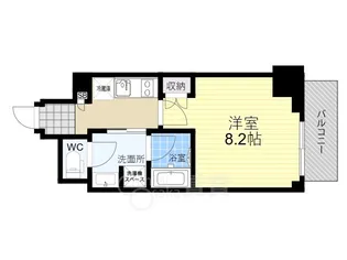 クレストコート堂島【5階】の間取り