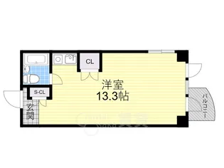 ベルメゾンみくに【4階】の間取り