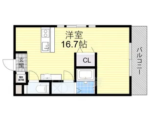 大阪府豊中市上野坂2丁目【マンション】の間取り