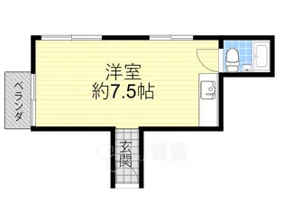 大阪府豊中市本町3丁目【マンション】の間取り