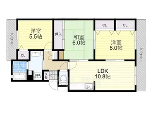 マンショングランドモナーク【4階】の間取り