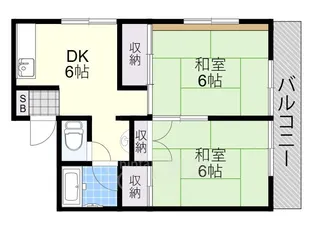マンション光【3階】の間取り