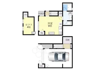大阪府箕面市粟生外院3丁目【タウンハウス】の間取り