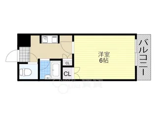 キャナル新北野【4階】の間取り