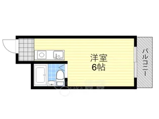 1Rの間取り画像