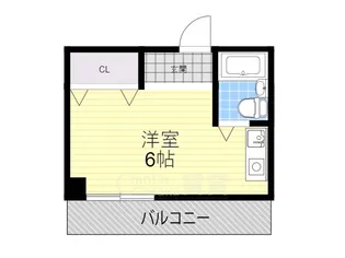 ユニバーサルコート柴原【4階】の間取り