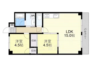 山吉ビル【4階】の間取り