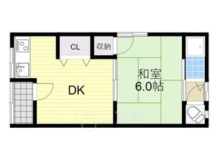 大阪府大阪市東淀川区豊里3丁目【マンション】の間取り