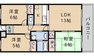 住創館【4階】の間取り
