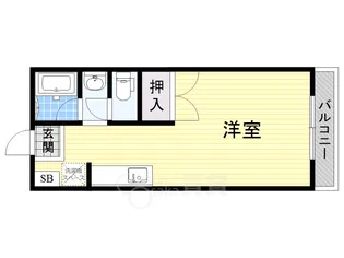 パルプラザ茨木【2階】の間取り