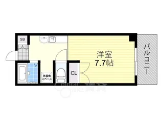 ウエストコーポ【1階】の間取り