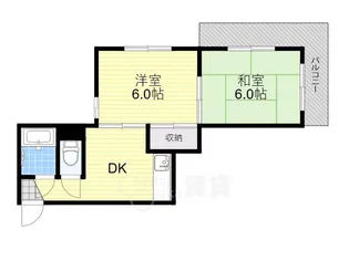 ビスタ千里丘【2階】の間取り