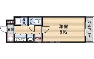エレガンス森本【3階】の間取り