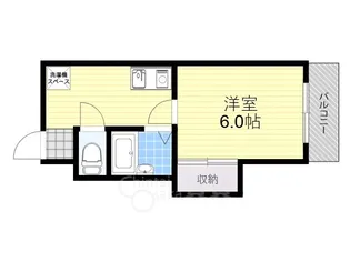 中村10番館【4階】の間取り