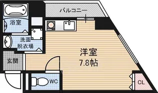 大阪府大阪市北区中崎2丁目【マンション】の間取り