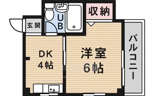 studio-I箕面【3階】の間取り