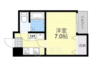 1Kの間取り画像