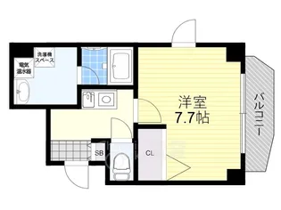 ヴェルデカーサ茨木【5階】の間取り