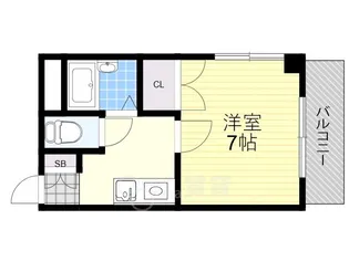 末広13番館【4階】の間取り