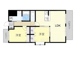 サンフォレスト【2階】の間取り