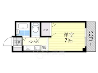 メゾン鼓ヶ滝【3階】の間取り