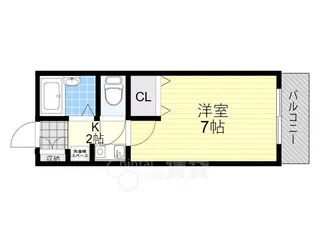 兵庫県川西市花屋敷1丁目【マンション】の間取り