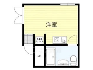 CINQ APPARTMENT【5階】の間取り