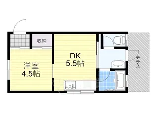 チョコブラック【1階】の間取り