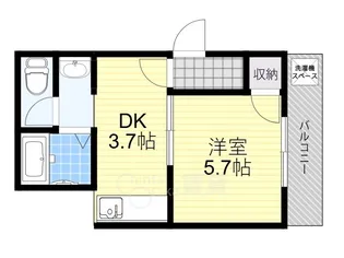 チョコブラック【2階】の間取り