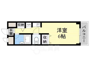ドミールミノオ【1階】の間取り