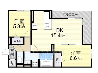 Armojour Soir【2階】の間取り