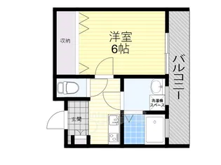 パインコート曽根東【1階】の間取り