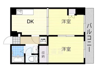 カルム緑地公園【1階】の間取り