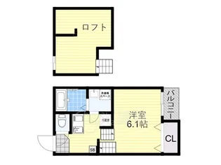 ブランジーノ塚本【2階】の間取り