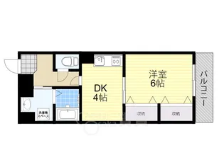 大阪府大阪市淀川区東三国3丁目【マンション】の間取り