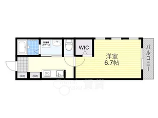 レジデンスUトヨナカ【3階】の間取り