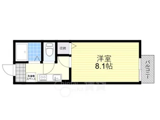 ハイツサン恵B棟【1階】の間取り