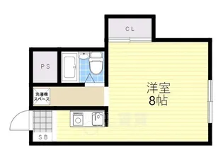 美吉野ハイツ【1階】の間取り