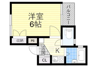 春日パルネット【3階】の間取り