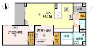 Armojour Matin【1階】の間取り