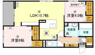 Armojour Matin【1階】の間取り