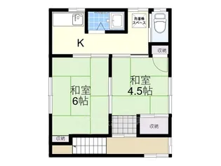 荒谷文化【2階】の間取り