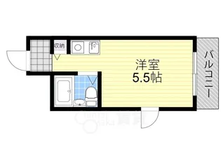 朝日プラザアクシス東淀川【4階】の間取り